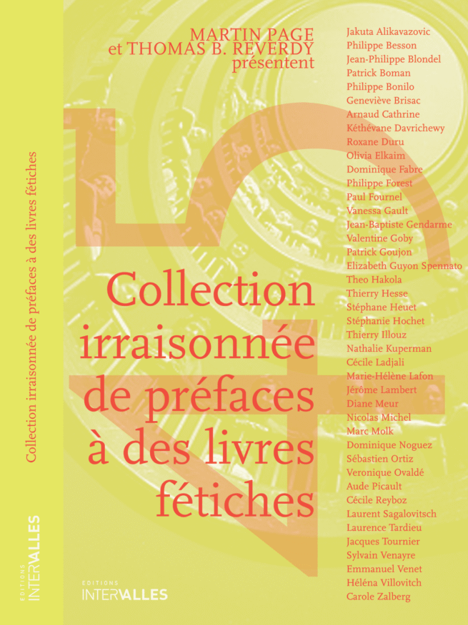 Couverture_Collection_irraisonnee_de_prefaces_Martin_Page_Thomas_Reverdy